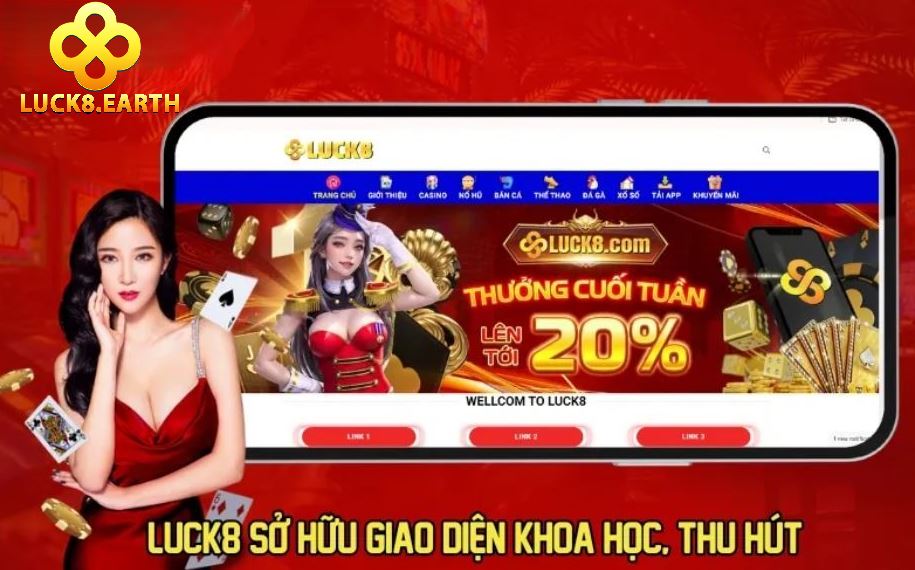 Trang chu 1032 LUCK8 sở hữu giao diện khoa học, thu hút